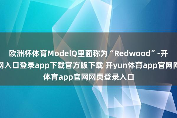 欧洲杯体育ModelQ里面称为“Redwood”-开yun体育官网入口登录app下载官方版下载 开yun体育app官网网页登录入口