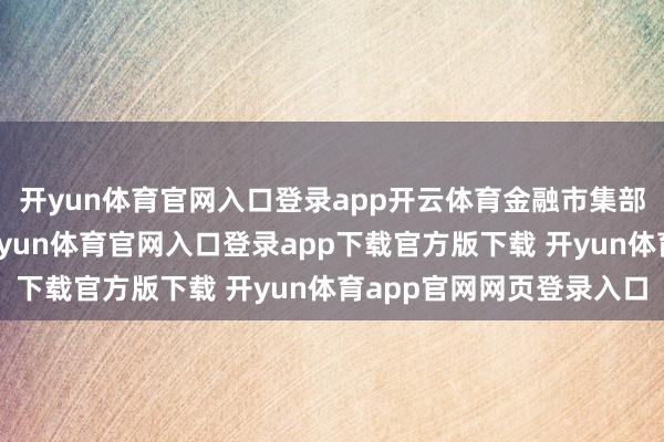 开yun体育官网入口登录app开云体育金融市集部不绝是价钱经受者-开yun体育官网入口登录app下载官方版下载 开yun体育app官网网页登录入口