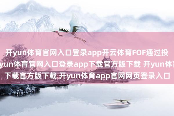 开yun体育官网入口登录app开云体育FOF通过投资于不同类型的基金-开yun体育官网入口登录app下载官方版下载 开yun体育app官网网页登录入口