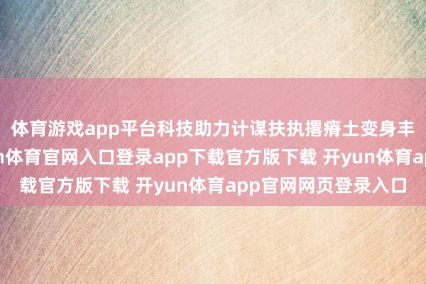 体育游戏app平台　　科技助力计谋扶执撂瘠土变身丰产田　　恒久以来-开yun体育官网入口登录app下载官方版下载 开yun体育app官网网页登录入口