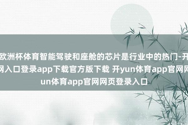 欧洲杯体育智能驾驶和座舱的芯片是行业中的热门-开yun体育官网入口登录app下载官方版下载 开yun体育app官网网页登录入口