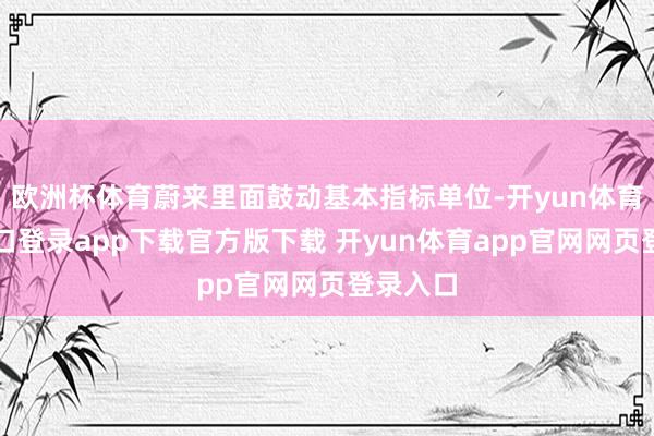 欧洲杯体育蔚来里面鼓动基本指标单位-开yun体育官网入口登录app下载官方版下载 开yun体育app官网网页登录入口