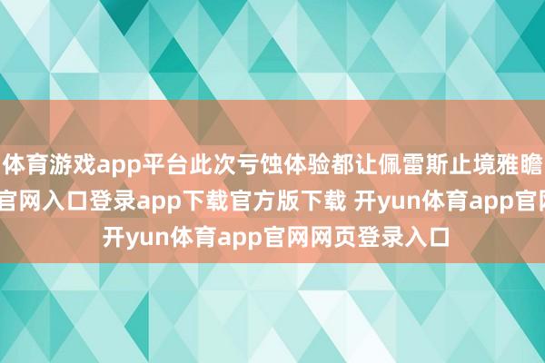 体育游戏app平台此次亏蚀体验都让佩雷斯止境雅瞻念-开yun体育官网入口登录app下载官方版下载 开yun体育app官网网页登录入口