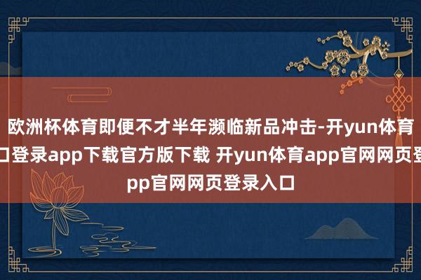 欧洲杯体育即便不才半年濒临新品冲击-开yun体育官网入口登录app下载官方版下载 开yun体育app官网网页登录入口