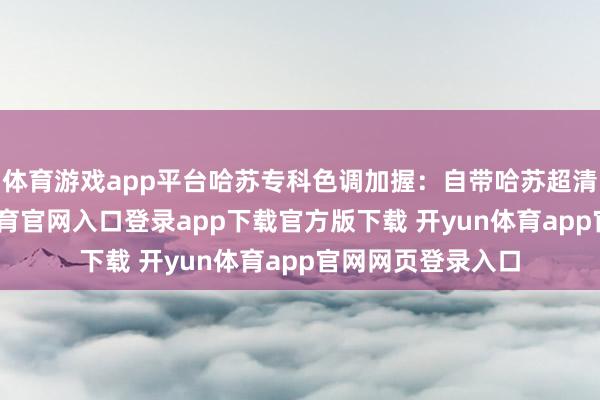 体育游戏app平台哈苏专科色调加握：自带哈苏超清原相机-开yun体育官网入口登录app下载官方版下载 开yun体育app官网网页登录入口