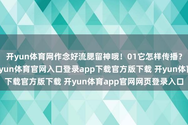 开yun体育网作念好流腮留神哦！01它怎样传播？主要通过飞沫传播-开yun体育官网入口登录app下载官方版下载 开yun体育app官网网页登录入口
